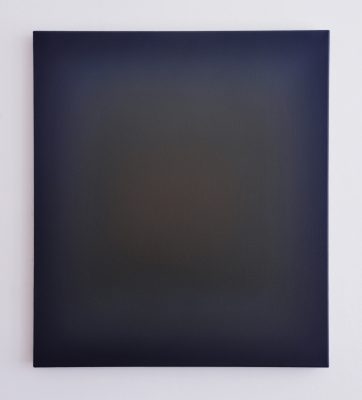 blue and brown, 80 x 70 cm, Öl auf Leinwand, II-2018
