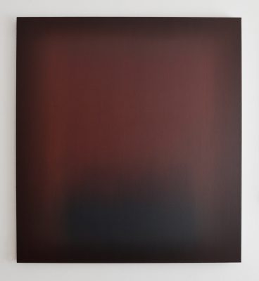 crimson and umber, 110 x 100 cm, Öl auf Leinwand, IV-2018