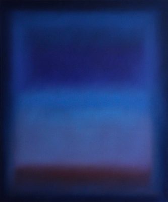 blue and purple, 110 x 90 cm, Öl auf Leinwand, 2015
