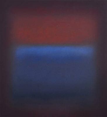 crimson and blue, 110 x 100 cm, Öl auf Leinwand, 2015