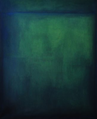 green, 120 x 90 cm, Öl auf Leinwand, 2009