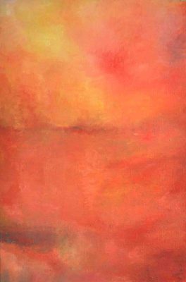 Sonnenuntergang, 110 x 80 cm, Öl auf Leinwand, 2009