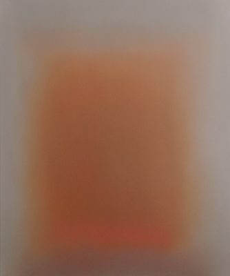 grey and orange, 120 x 100 cm, Öl auf Leinwand, 2016