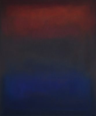 red and blue, Öl auf Leinwand, 120 x 100 cm, 2011