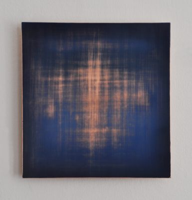 Vanishing No3, 30 x 28,8 cm, Öl auf Kupfer, 2018