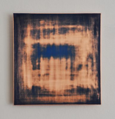Vanishing No4, 30 x 28,8 cm, Öl auf Kupfer, 2018