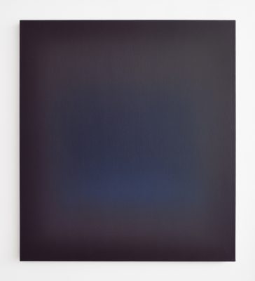 dark brown and blue, 100 x 90 cm, Öl auf Leinwand, XII-2018