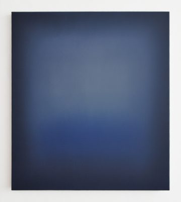 deep and dark blues, 90 x 80 cm, Öl auf Leinwand, IX-2019
