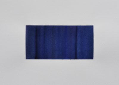 untitled, 9 x 18 (28 x 36) cm, Aquarell auf Fabriano Artistico 300g, 2020