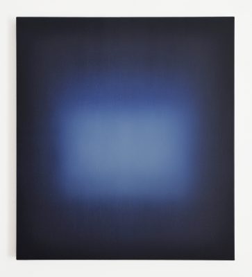blue and white, 90 x 80 cm, Öl auf Leinwand, VIII-2019