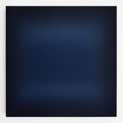 black and darkblue, 60 x 60 cm, Öl auf Leinwand, V-2022
