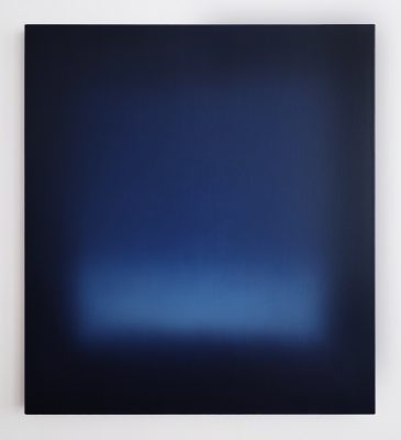 blue, 100 x 90 cm, Öl auf Leinwand, VIII-2022