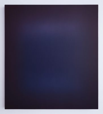 darkplum and blue, 100 x 90 cm, Öl auf Leinwand, III-2022